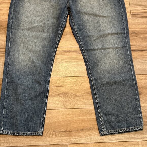 Men's NWT Ariat M2 Relaxed Boot Cut Denim Jeans SZ 44x30 Blue Cotton Western - Picture 3 of 13